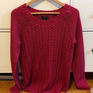 Knit Calvin Klein reddish pinkish sweater